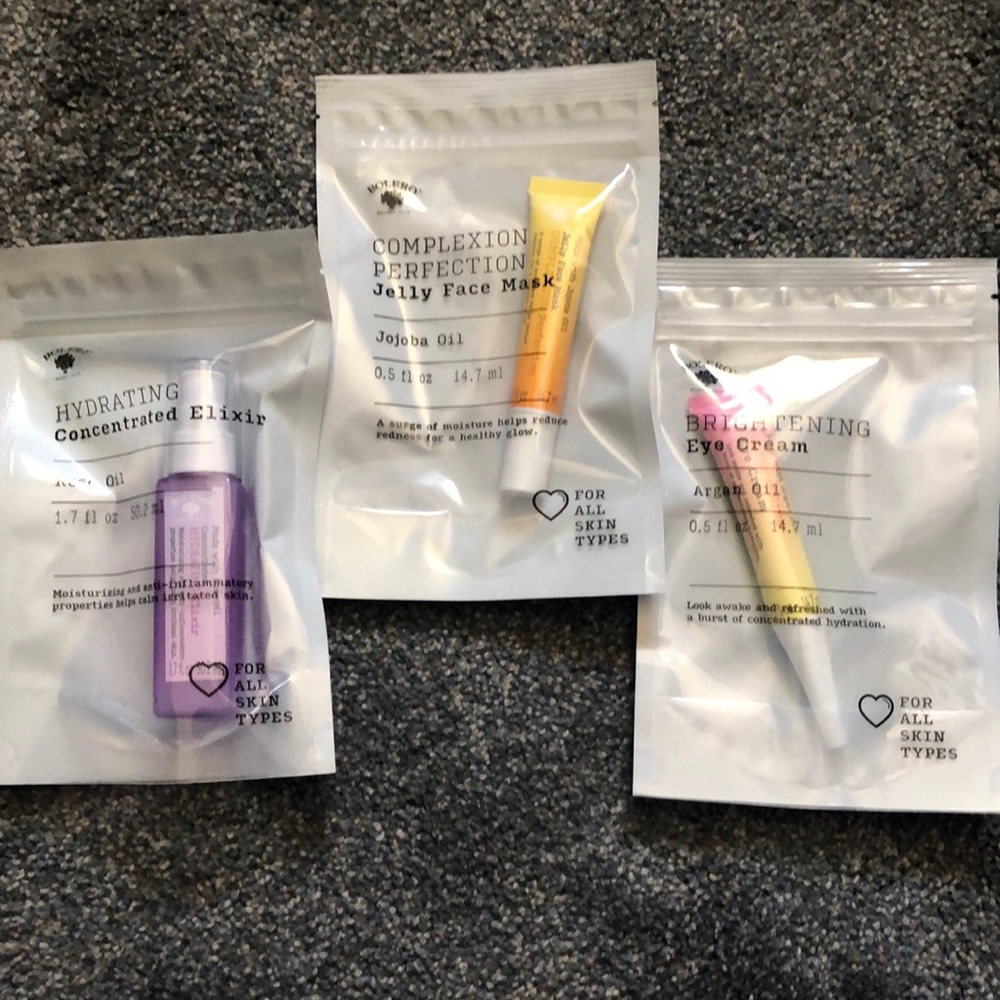 Bolero Skin Care Beauty Product Bundle Set of 3